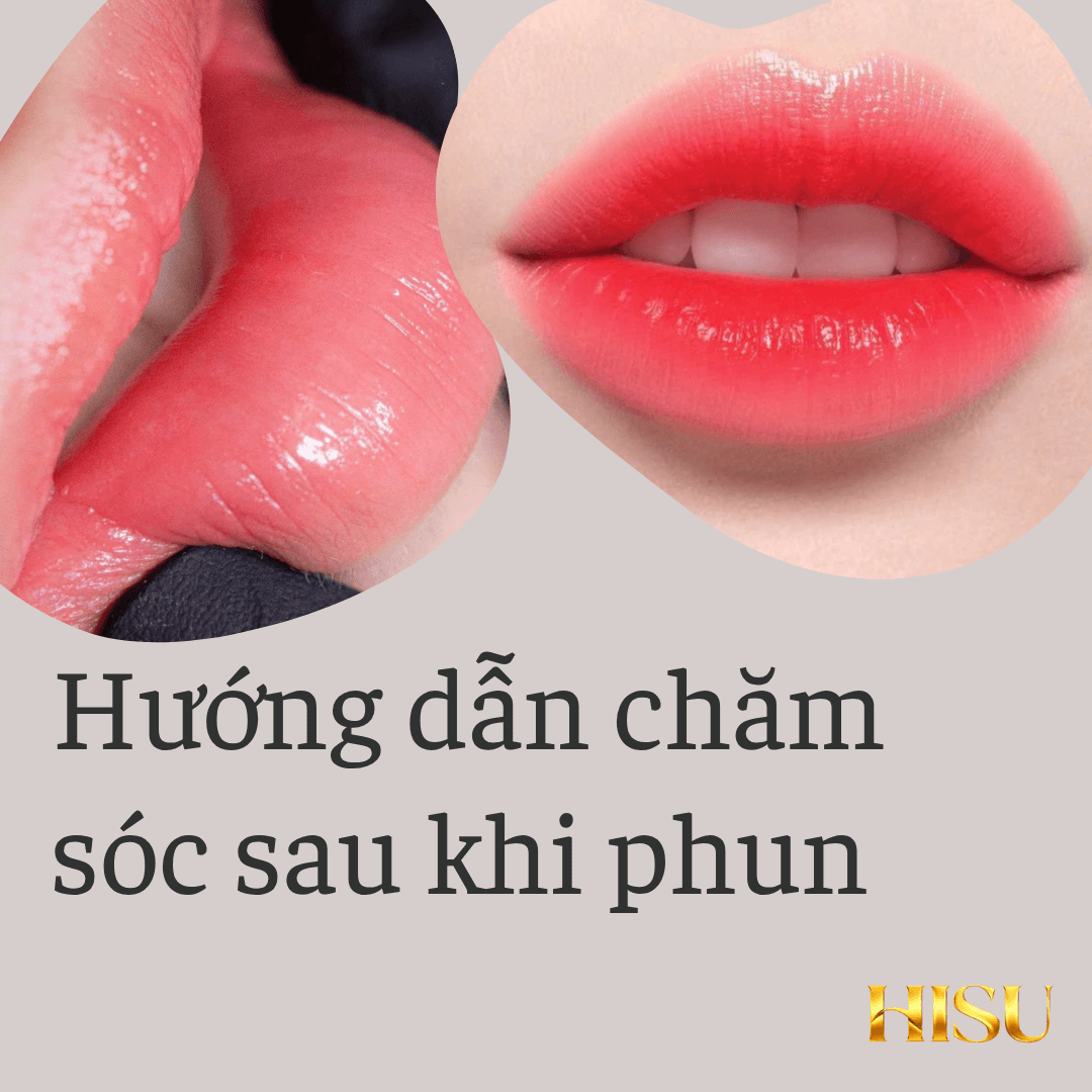 Hướng Dẫn Chăm Sóc Sau Khi Phun Môi